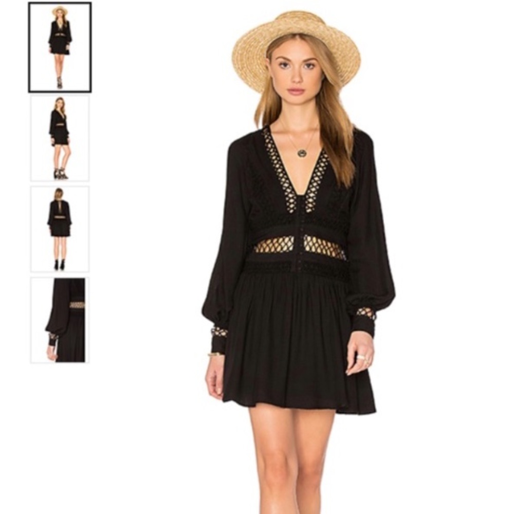 FREE PEOPLE I THINK I LOVE YOU MINI DRESS